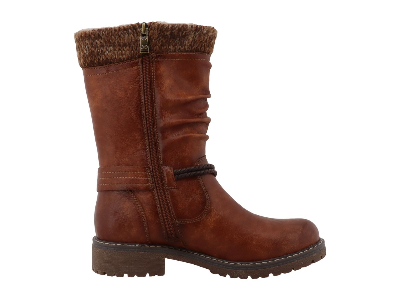 TOM TAILOR Winterstiefel Blockabsatz, Langschaftstiefel mit wasserabweisender TEX-Ausstattung – Bild 5 von 5