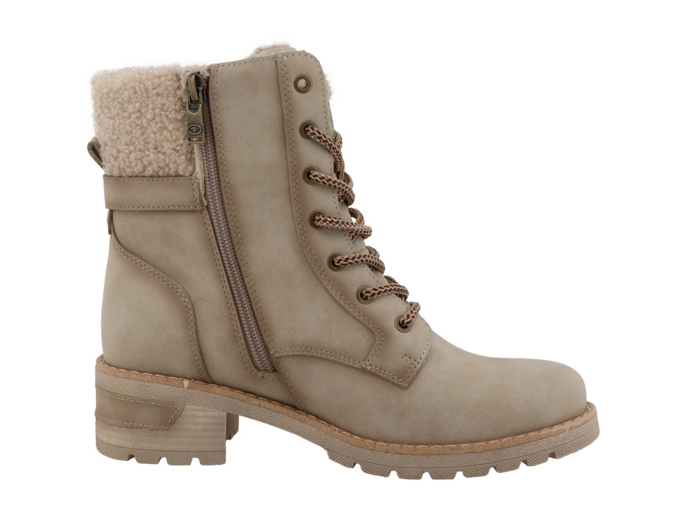 TOM TAILOR Winterstiefelette Stiefelette, Winterboots mit Blockabsatz – Bild 5 von 5