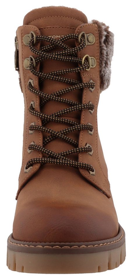 TOM TAILOR Winterstiefelette Workerboots, Plateaustiefelette mit Blockabsatz – Bild 4 von 5