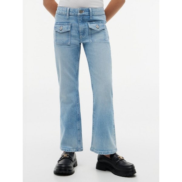 Tommy Hilfiger 5-Pocket-Jeans Flared Fit, aufgesetzte Taschen, Kinder bis 16 Jahre