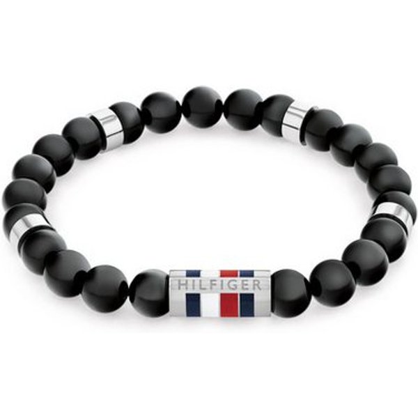 Tommy Hilfiger Armband BEADS, mit Sodalith oder Onyx - Emaille