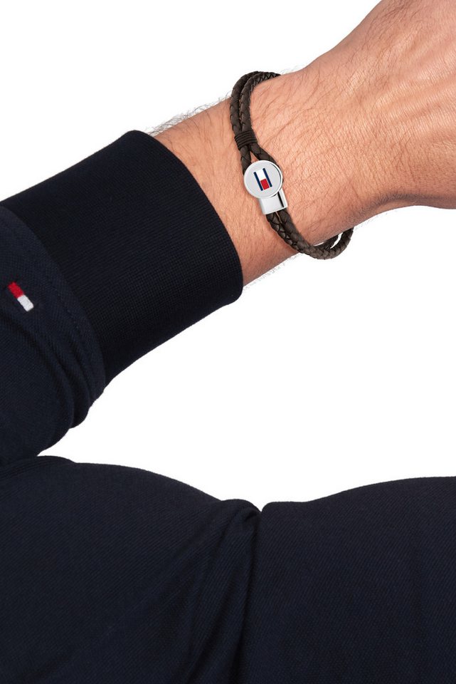 Tommy Hilfiger Armband BRUCE LEATHER, Emaille – Bild 2 von 2