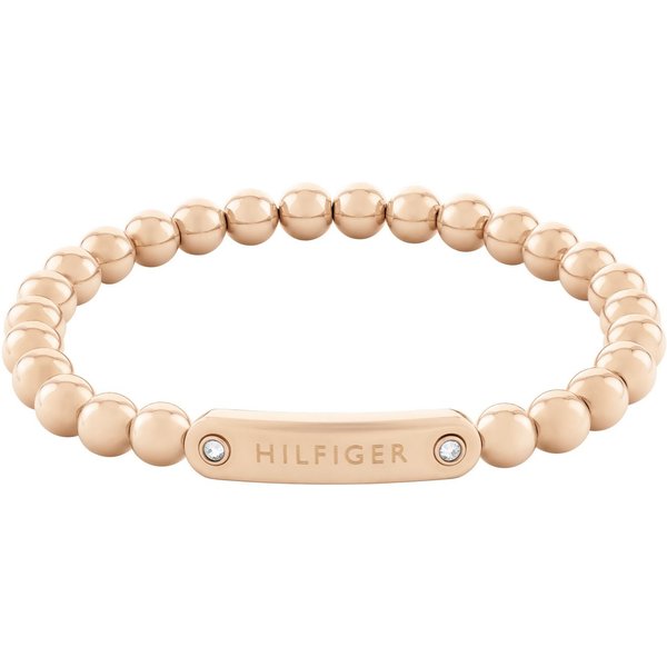 Tommy Hilfiger Armband METAL BEADS, mit Preciosa Crystal