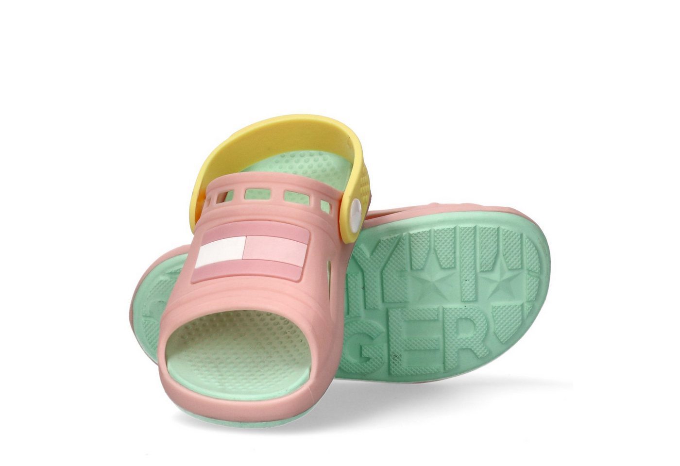 Tommy Hilfiger Badesandale Badeschuh, Clog mit schwenkbarem Riemchen – Bild 2 von 4