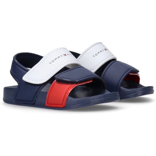Tommy Hilfiger Badesandale Badeschuh, Wassersandale, Sommerschuh mit Klettverschlüssen