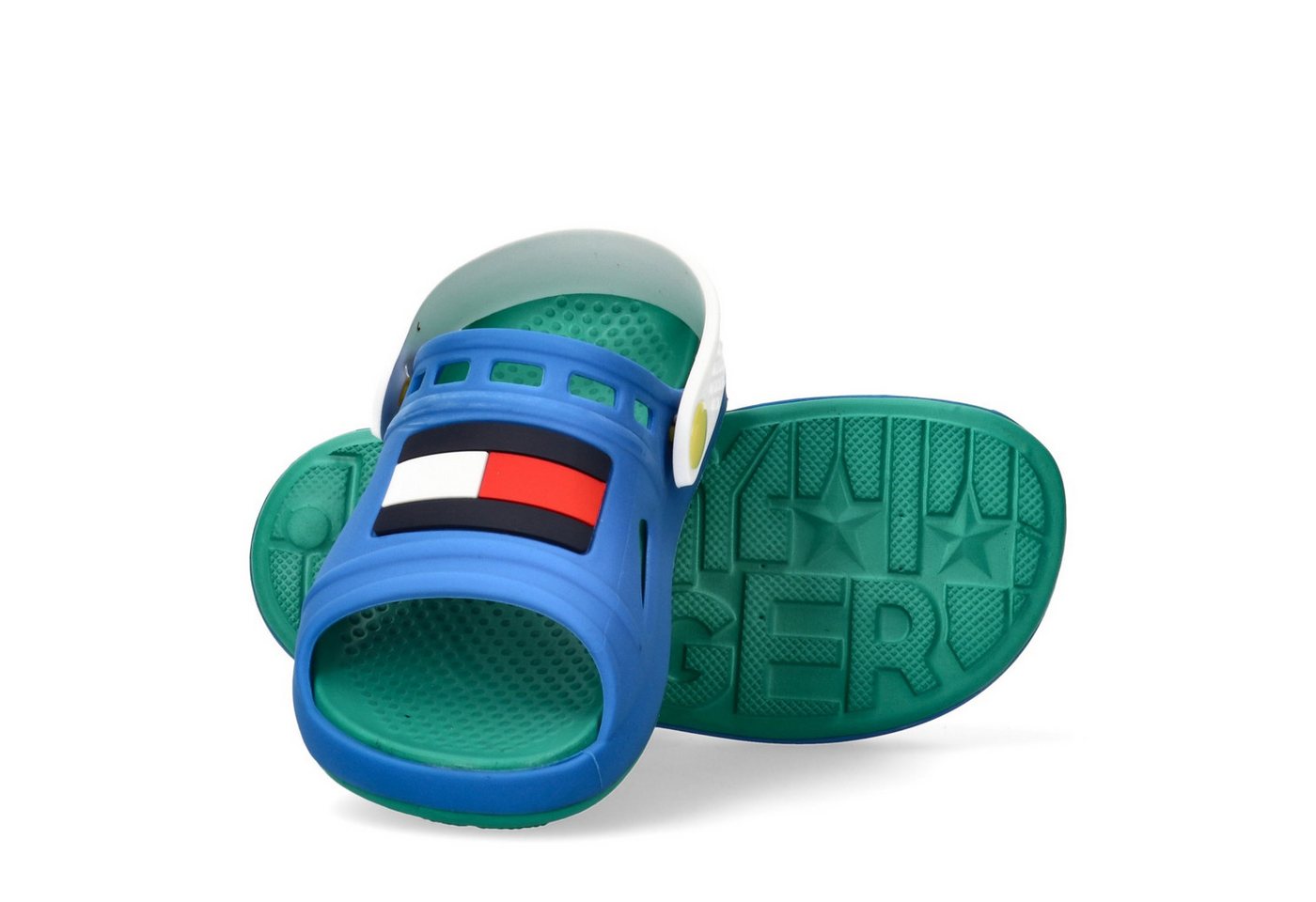 Tommy Hilfiger Badesandale Badeschuh, Clog mit schwenkarem Riemchen – Bild 3 von 4