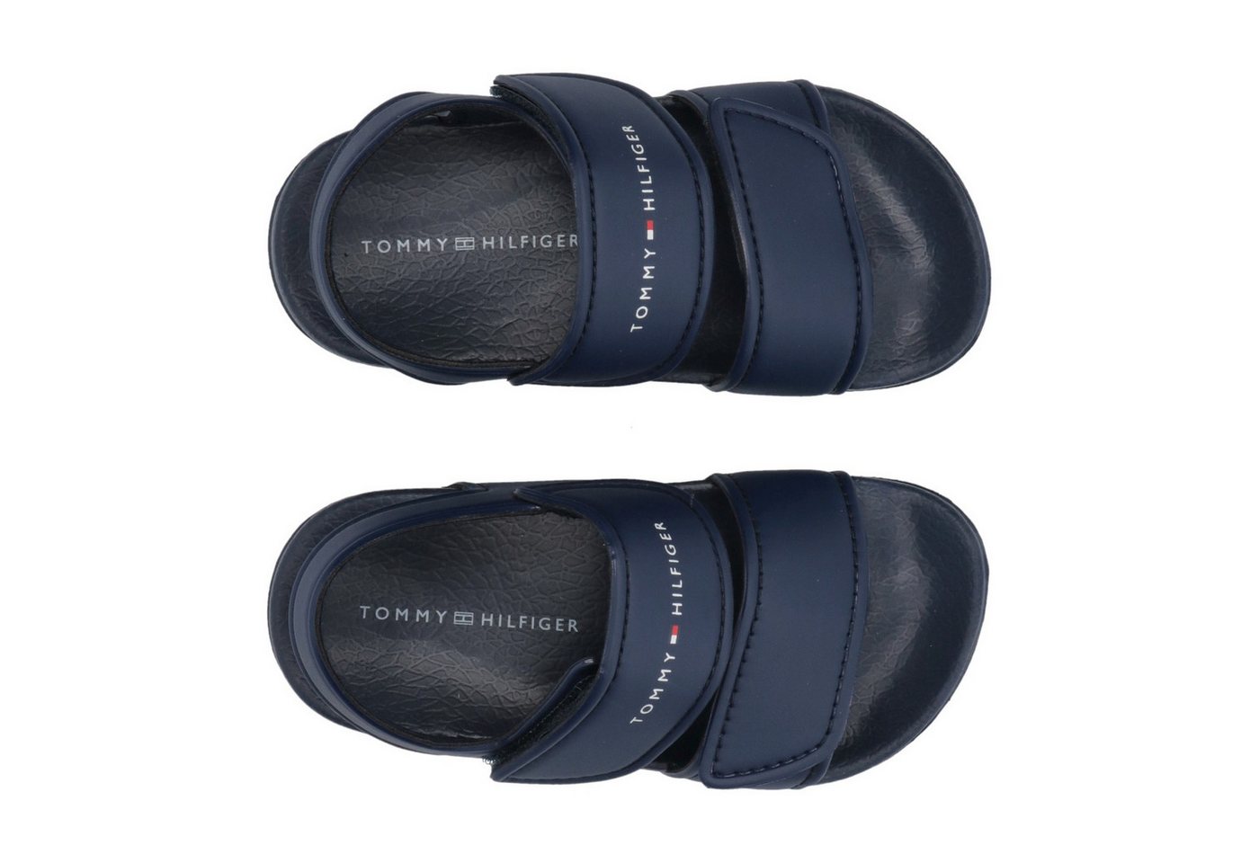 Tommy Hilfiger Badesandale Badeschuh, Wassersandale, Sommerschuh mit Klettverschlüssen – Bild 4 von 4