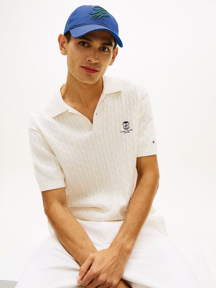 Tommy Hilfiger Baseball Cap TH SCRIPT SOFT 6 PANEL mit Logo-Stickerei, Umfang 58 cm – Bild 2 von 4