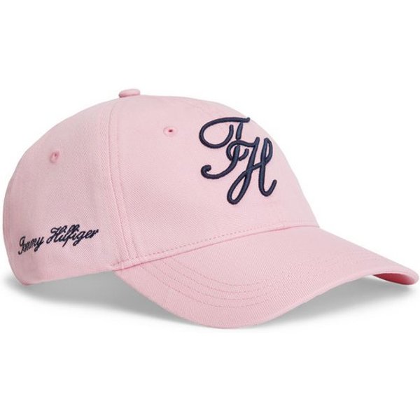 Tommy Hilfiger Baseball Cap TH SCRIPT SOFT 6 PANEL mit Logo-Stickerei, Umfang 58 cm