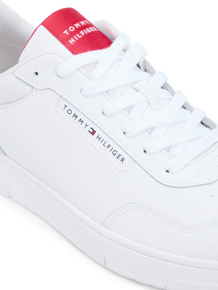Tommy Hilfiger BASKET CORE LITE LTH Sneaker Freizeitschuh, Halbschuh, Schnürschuh mit Logo an der Schuhzuge – Bild 2 von 5