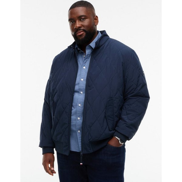 Tommy Hilfiger Big & Tall Blouson BT-PACKABLE QUILTED HARRINGTON im Stepp-Design mit wasserabweisendem Finish