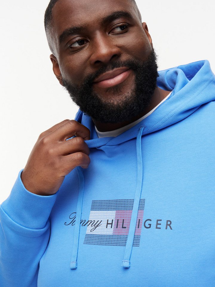 Tommy Hilfiger Big & Tall Hoodie BT-SCRIPT FLAG Große Größen – Bild 3 von 5