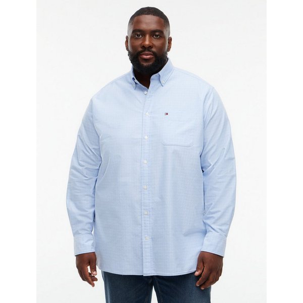 Tommy Hilfiger Big & Tall Langarmhemd BT-OXFORD DOBBY Große Größen