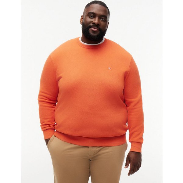 Tommy Hilfiger Big & Tall Rundhalspullover ESSENTIAL STRUCTURE CREW NECK Große Größen, regular fit