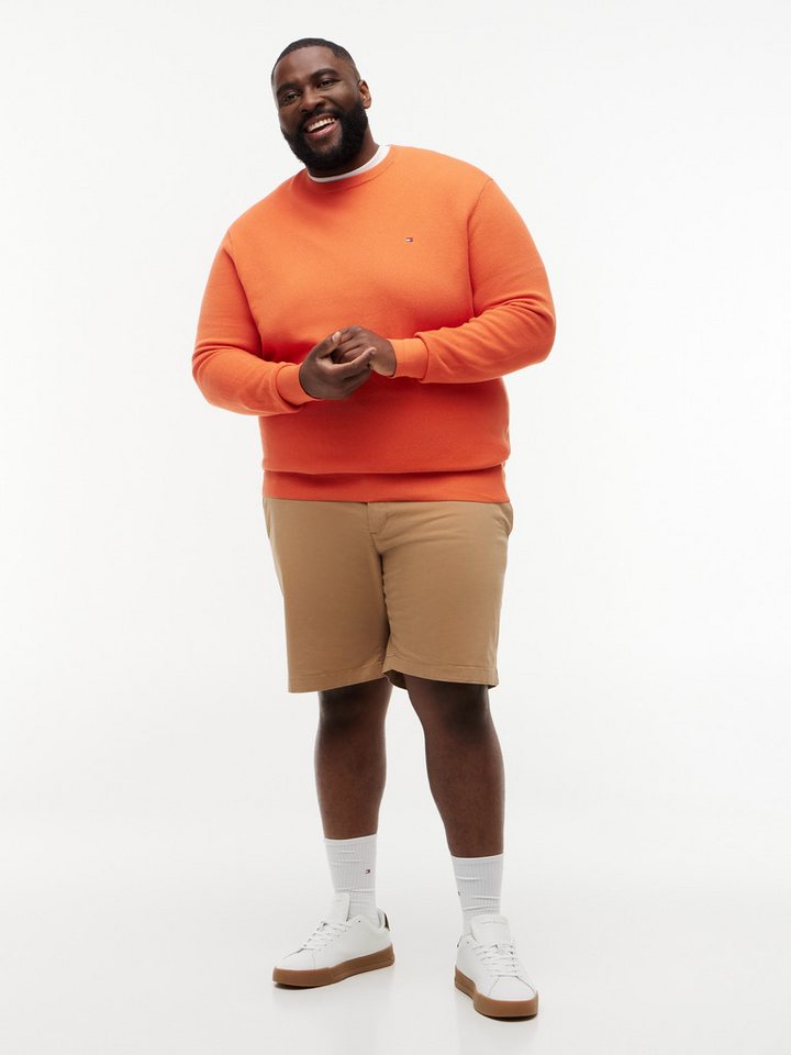 Tommy Hilfiger Big & Tall Rundhalspullover ESSENTIAL STRUCTURE CREW NECK Große Größen, regular fit – Bild 4 von 5