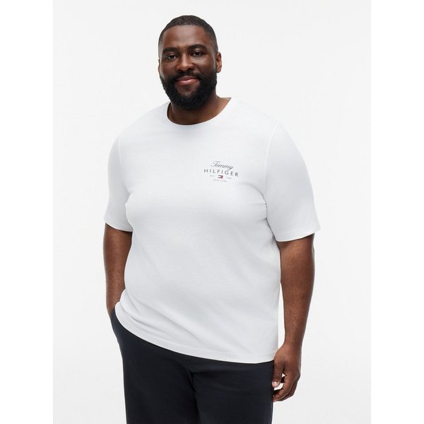 Tommy Hilfiger Big & Tall T-Shirt BT-SCRIPT STACK Große Größen, aus Jersey mit Logo