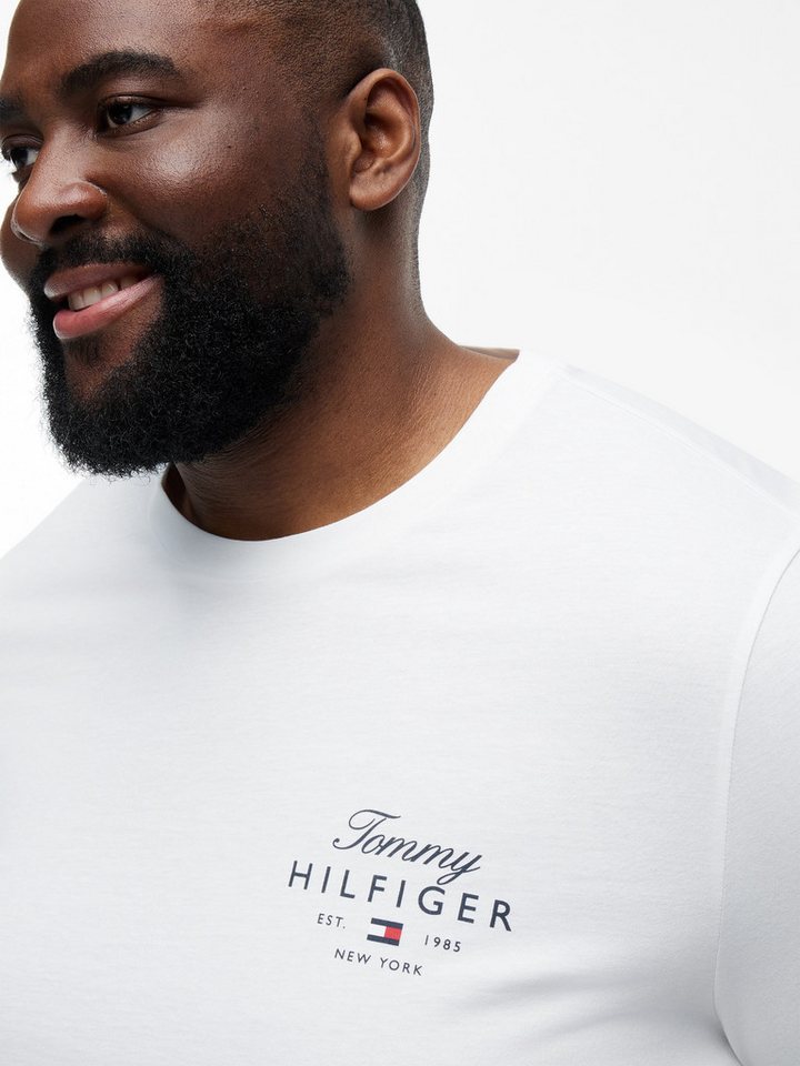 Tommy Hilfiger Big & Tall T-Shirt BT-SCRIPT STACK Große Größen, aus Jersey mit Logo – Bild 3 von 5