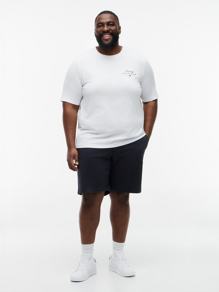 Tommy Hilfiger Big & Tall T-Shirt BT-SCRIPT STACK Große Größen, aus Jersey mit Logo – Bild 4 von 5