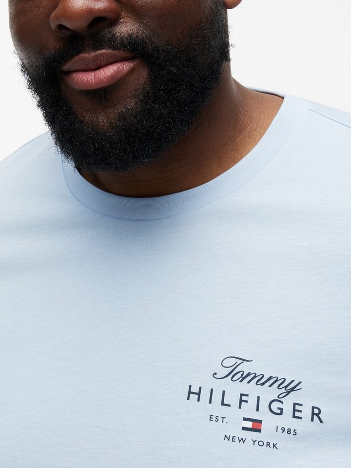 Tommy Hilfiger Big & Tall T-Shirt BT-SCRIPT STACK Große Größen, aus Jersey mit Logo – Bild 3 von 5