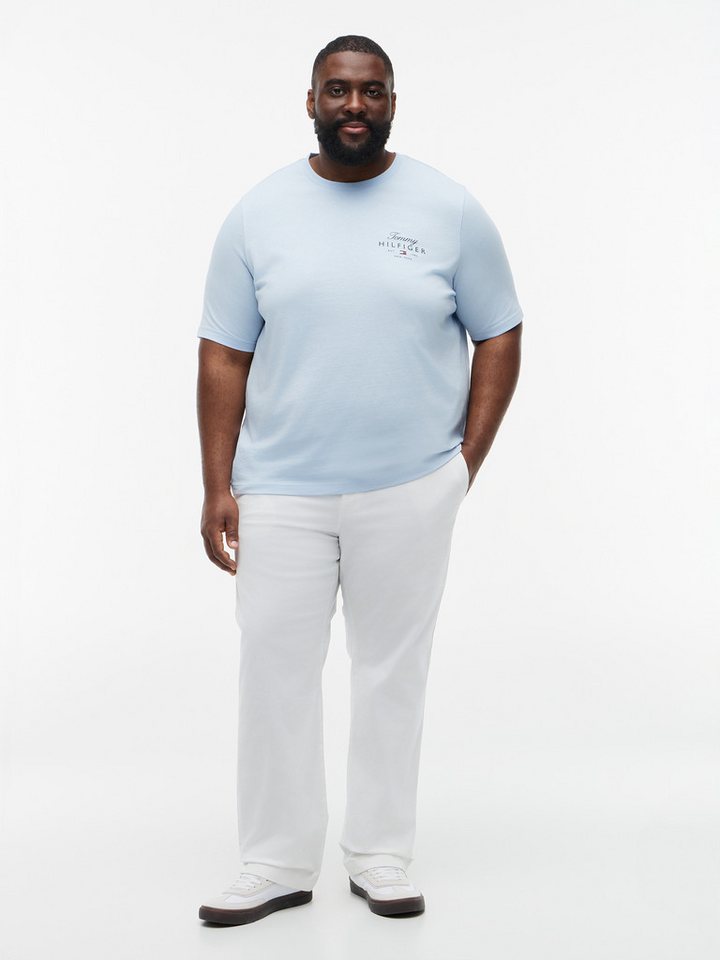 Tommy Hilfiger Big & Tall T-Shirt BT-SCRIPT STACK Große Größen, aus Jersey mit Logo – Bild 4 von 5