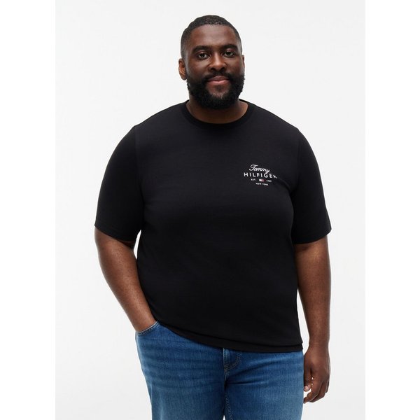 Tommy Hilfiger Big & Tall T-Shirt BT-SCRIPT STACK Große Größen, aus Jersey mit Logo