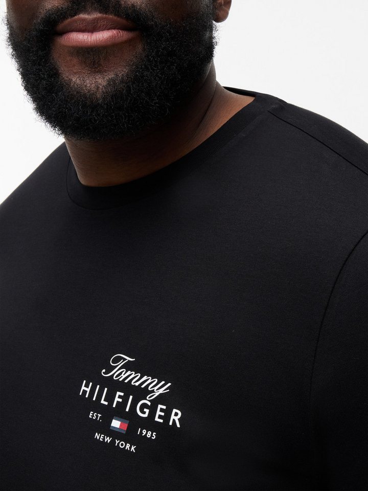 Tommy Hilfiger Big & Tall T-Shirt BT-SCRIPT STACK Große Größen, aus Jersey mit Logo – Bild 3 von 5