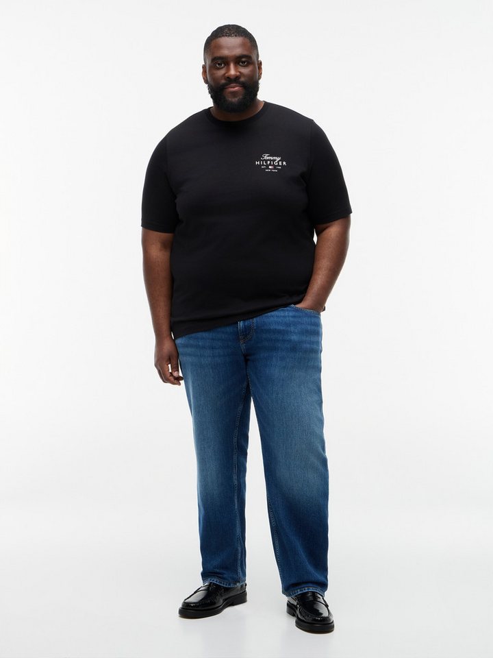 Tommy Hilfiger Big & Tall T-Shirt BT-SCRIPT STACK Große Größen, aus Jersey mit Logo – Bild 4 von 5