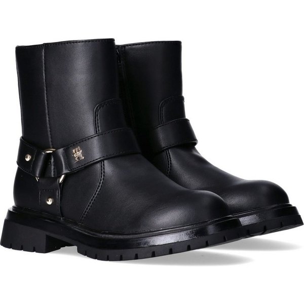 Tommy Hilfiger Bikerboots Biker Boots, Winterboots mit Blockabsatz