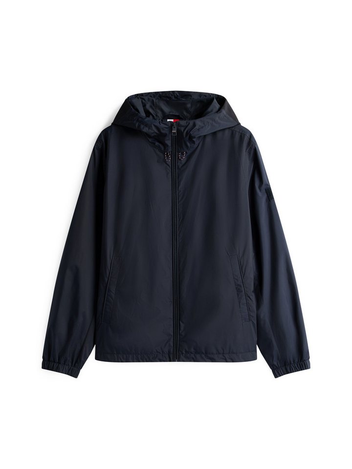 Tommy Hilfiger Blouson RWB HOODED JACKET Freizeitjacke, Übergangsjacke elastische Bündchen, wasserabweisend – Bild 3 von 5