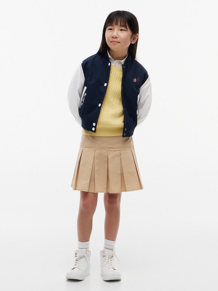 Tommy Hilfiger Bomberjacke Glitzer-Logo, Kinder bis 16 Jahre, Baumwoll-Mix – Bild 5 von 5