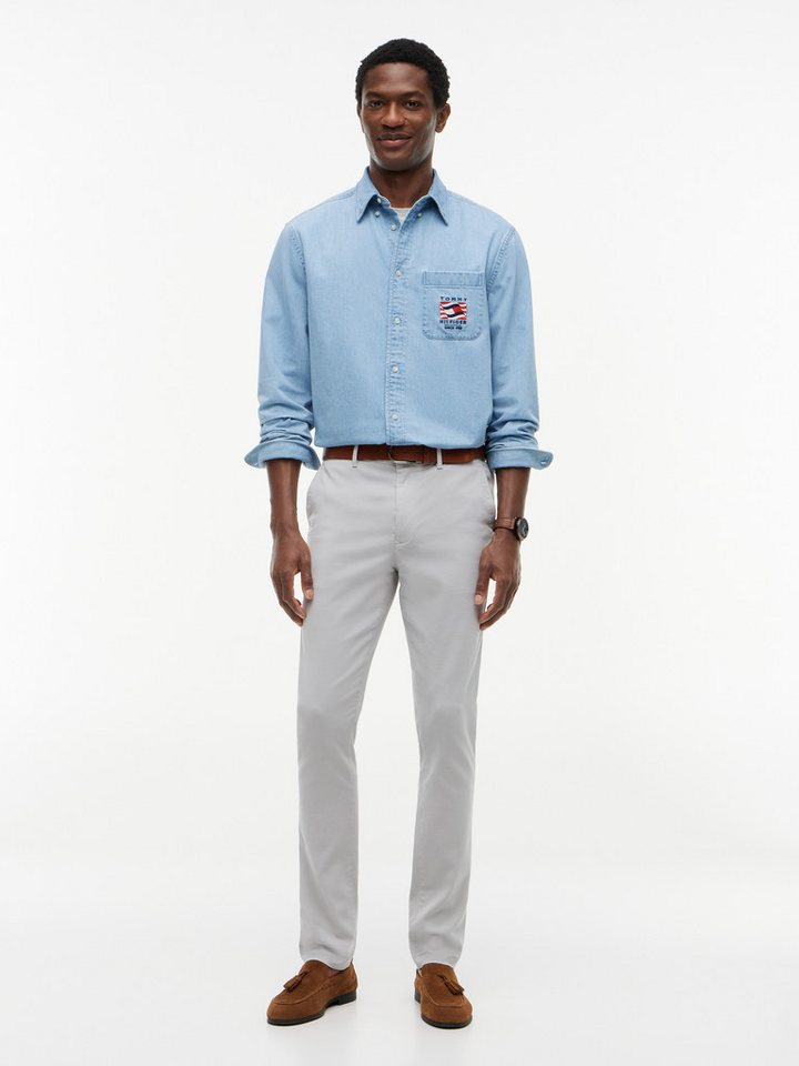 Tommy Hilfiger Chinohose BLEECKER OPEN STRUCTURE aus Stretch-Baumwolle, Slim Fit – Bild 2 von 5