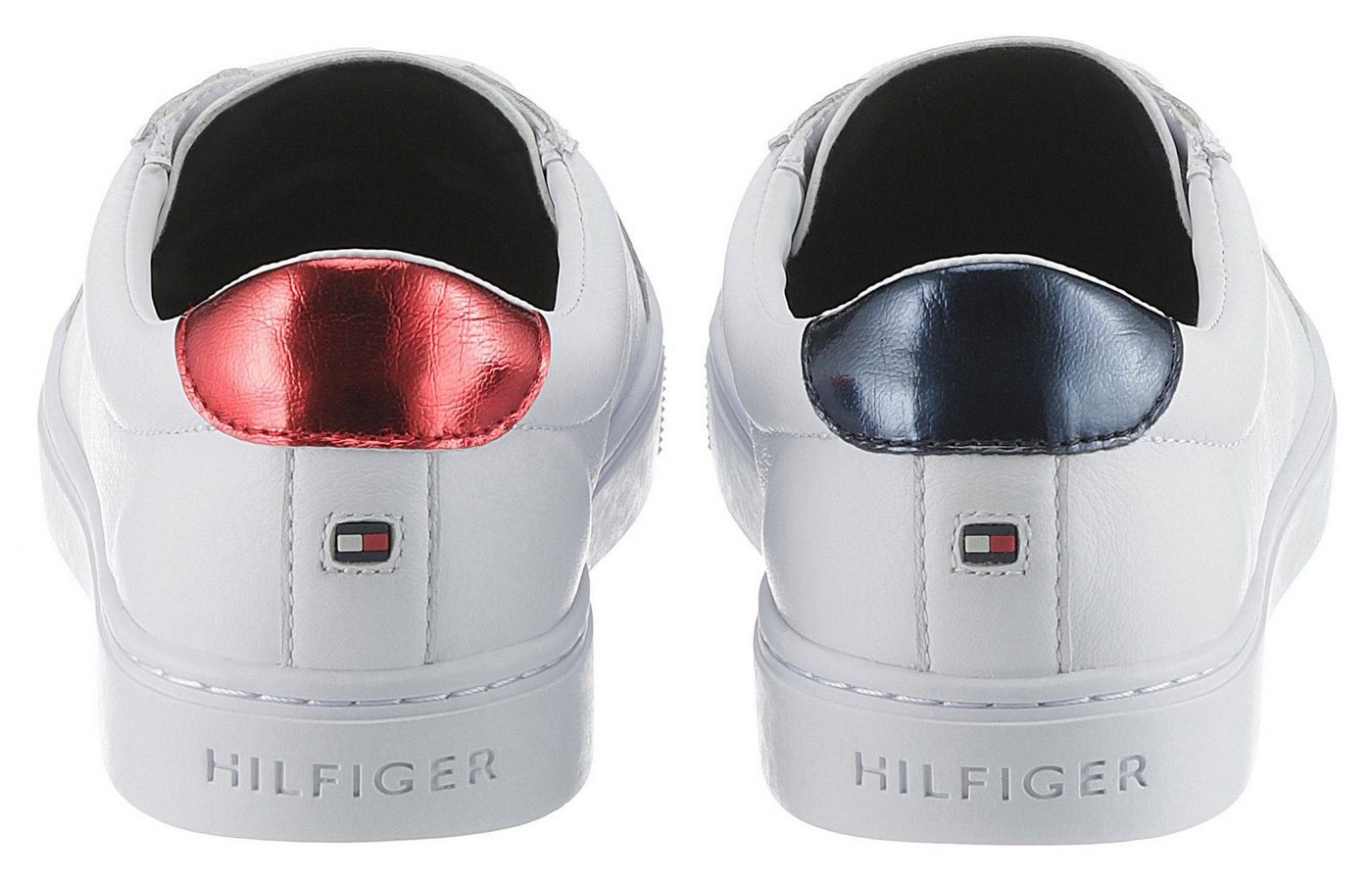 Tommy Hilfiger ESSENTIAL SNEAKER Sneaker, Freizeitschuh, Halbschuh, Schnürer, Kontrastbesatz an der Ferse – Bild 2 von 5