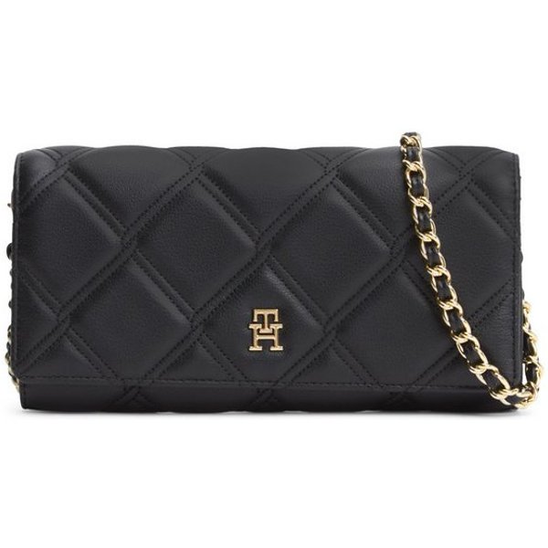 Tommy Hilfiger Geldbörse TH FEMININE WALLET ON CHAIN, Damen Geldbeutel, Minibag mit Zierkette als Umhängeriemen