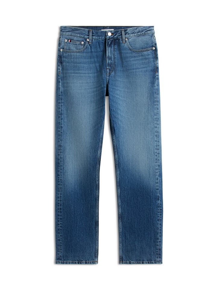 Tommy Hilfiger Gerade Jeans DOVER REGULAR STRAIGHT im 5-Pocket-Style, mit Used-Effekten – Bild 5 von 5