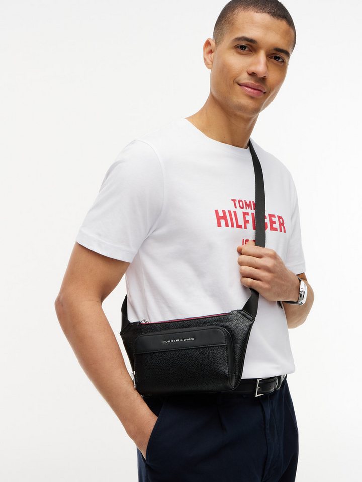 Tommy Hilfiger Gürteltasche TH CENTRAL BUMBAG, Unisex Bauchtasche, Crossbodybag mit zwei Fächern – Bild 2 von 5