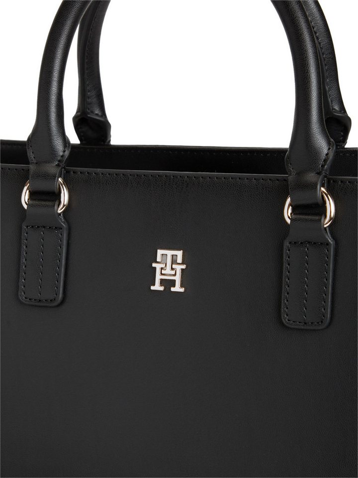 Tommy Hilfiger Handtasche TH JOY SATCHEL, Damen Schultertasche, Umhängetasche mit TH-Logo – Bild 5 von 5
