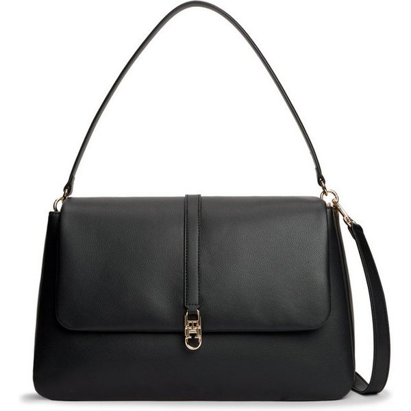 Tommy Hilfiger Handtasche TH LIBRE SATCHEL, Damen Schultertasche, Umhängetasche mit TH-Magnetverschluss