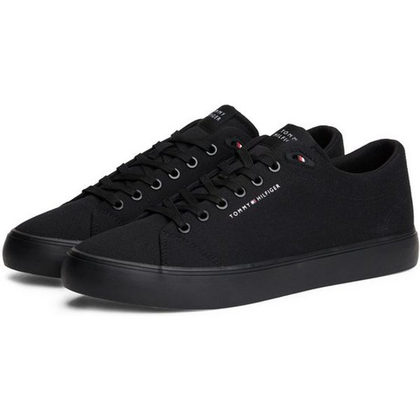 Tommy Hilfiger HARLEM CORE II CVS Sneaker Freizeitschuh, Halbschuh, Schnürer mit Logo-Aufnäher an der Schuhzunge