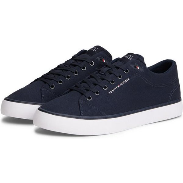 Tommy Hilfiger HARLEM CORE II CVS Sneaker Freizeitschuh, Halbschuh, Schnürer mit Logo-Aufnäher an der Schuhzunge