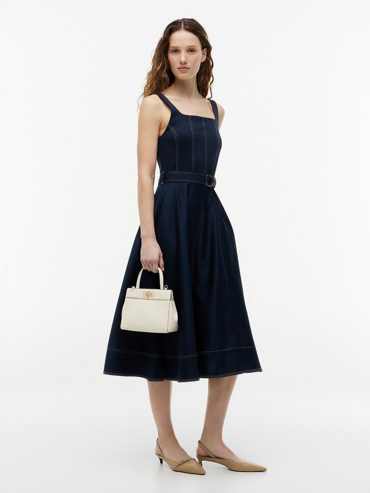 Tommy Hilfiger Henkeltasche TH MODERN MINI SATCHEL, Damen Handtasche, Umhängetasche Schultertasche mit Piping – Bild 2 von 5