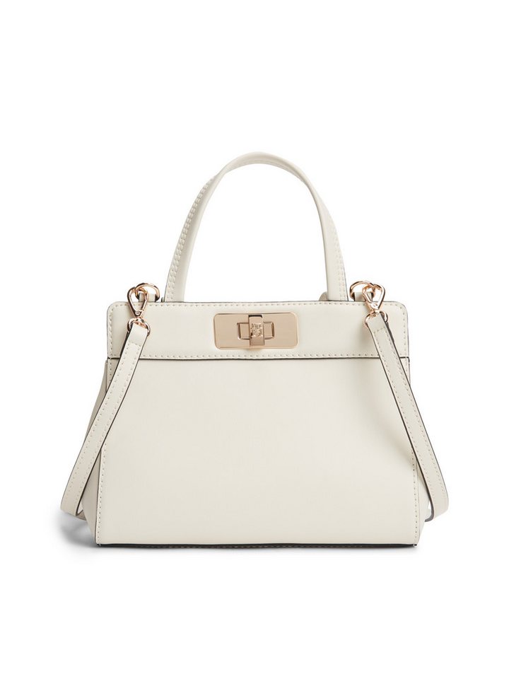 Tommy Hilfiger Henkeltasche TH MODERN MINI SATCHEL, Damen Handtasche, Umhängetasche Schultertasche mit Piping – Bild 3 von 5