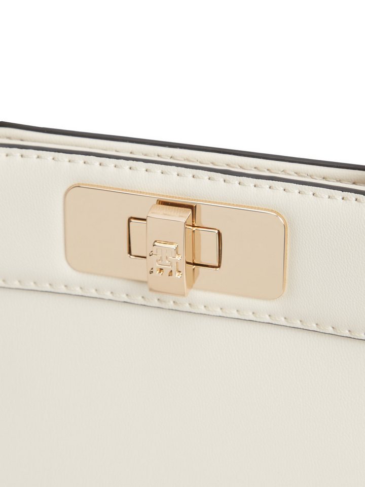 Tommy Hilfiger Henkeltasche TH MODERN MINI SATCHEL, Damen Handtasche, Umhängetasche Schultertasche mit Piping – Bild 4 von 5