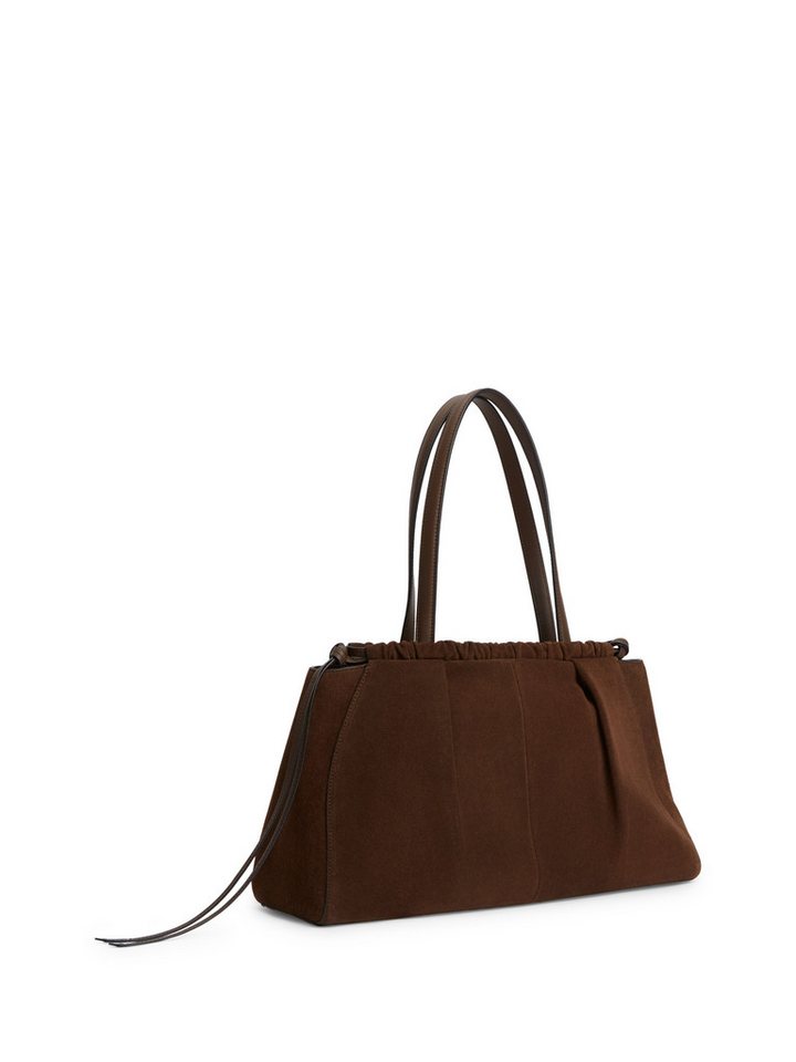 Tommy Hilfiger Hobo SOFT LEATHER HOBO SUEDE, Damen Handtasche, Schultertasche mit Kordelzug – Bild 4 von 5