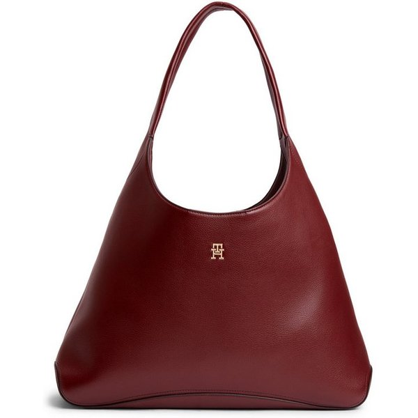 Tommy Hilfiger Hobo TH EVERYDAY HOBO, Damen Schultertasche, Umhängetasche mit TH-Logoemblem