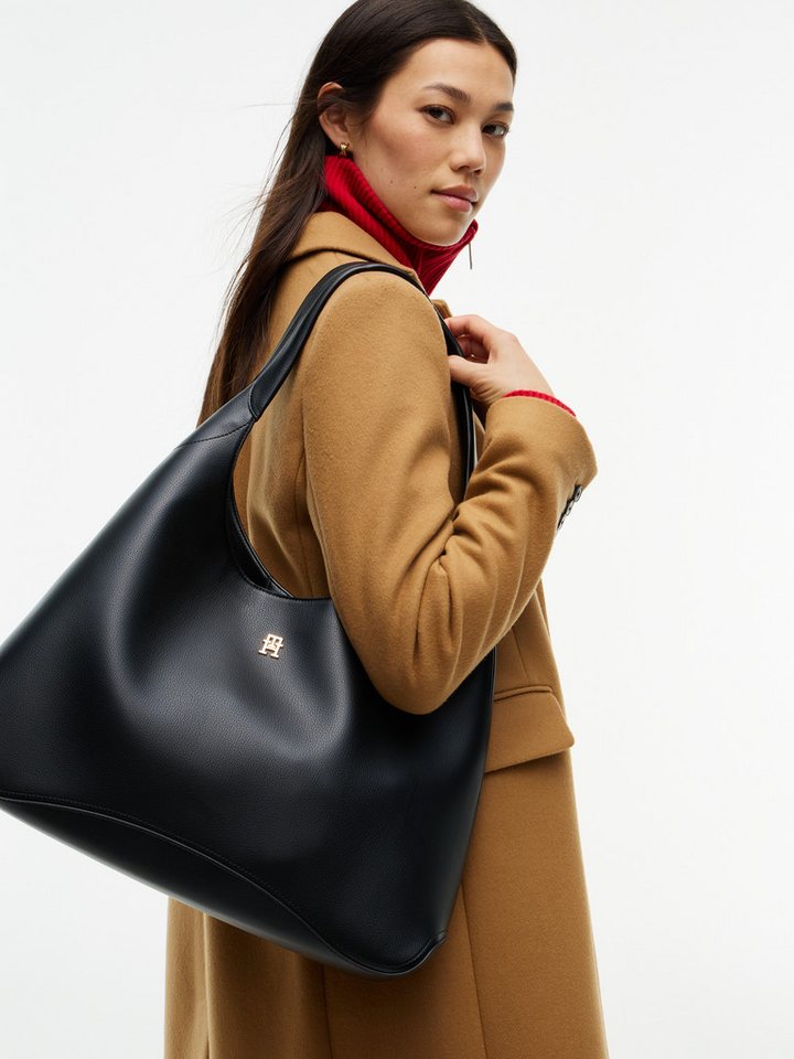 Tommy Hilfiger Hobo TH EVERYDAY HOBO, Damen Schultertasche, Umhängetasche mit TH-Logoemblem – Bild 2 von 4