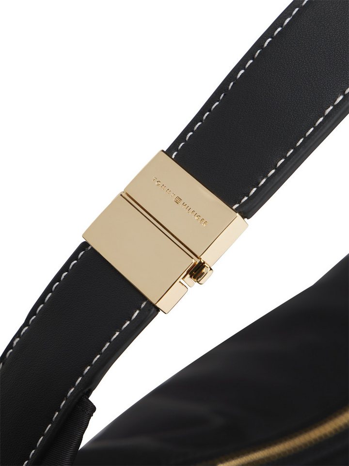 Tommy Hilfiger Hobo TH GO HOBO NYLON, Damen Abendtasche, Tragetasche mit goldfarbenen Details – Bild 4 von 5