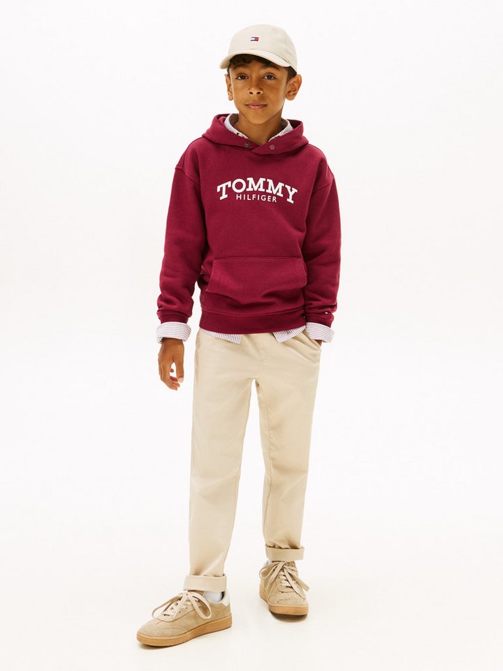 Tommy Hilfiger Kapuzensweatshirt Regular fit, für Kinder bis 16 Jahre – Bild 3 von 5
