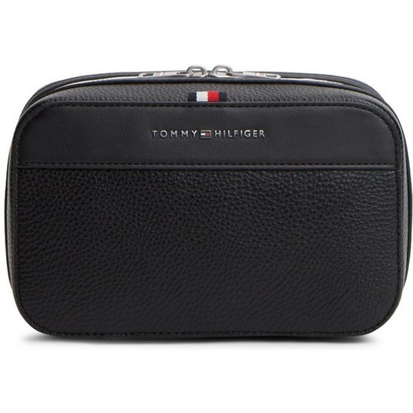 Tommy Hilfiger Kulturbeutel TH CENTRAL WASHBAG, Unisex Waschbeutel, Minibag mit Logoschriftzug