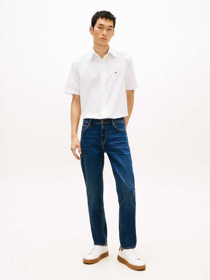 Tommy Hilfiger Kurzarmhemd FLEX POPLIN PRINT Regular Fit – Bild 3 von 5