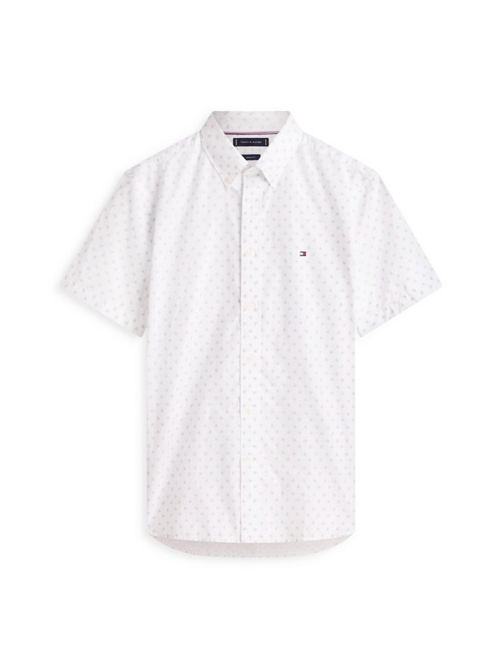 Tommy Hilfiger Kurzarmhemd FLEX POPLIN PRINT Regular Fit – Bild 4 von 5